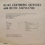 KURT JARNBERG QUINTET / With Ruth Asenlund